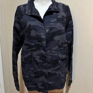 Democracy Dark Blue Camouflage Jacket